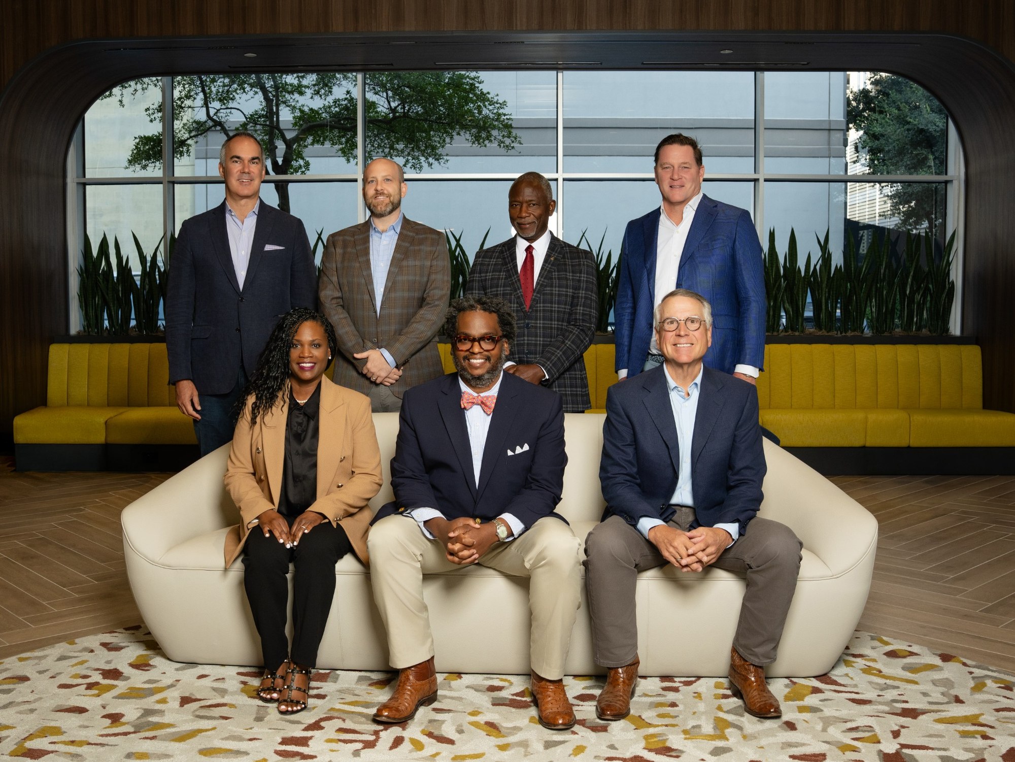 Corporate team group portrait